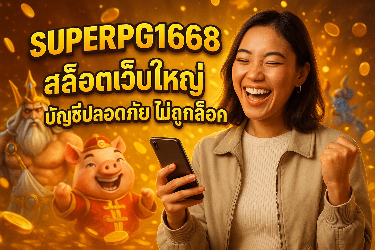 SUPERPG1668 สล็อตเว็บใหญ่ บัญชีปลอดภัย ไม่ถูกล็อค