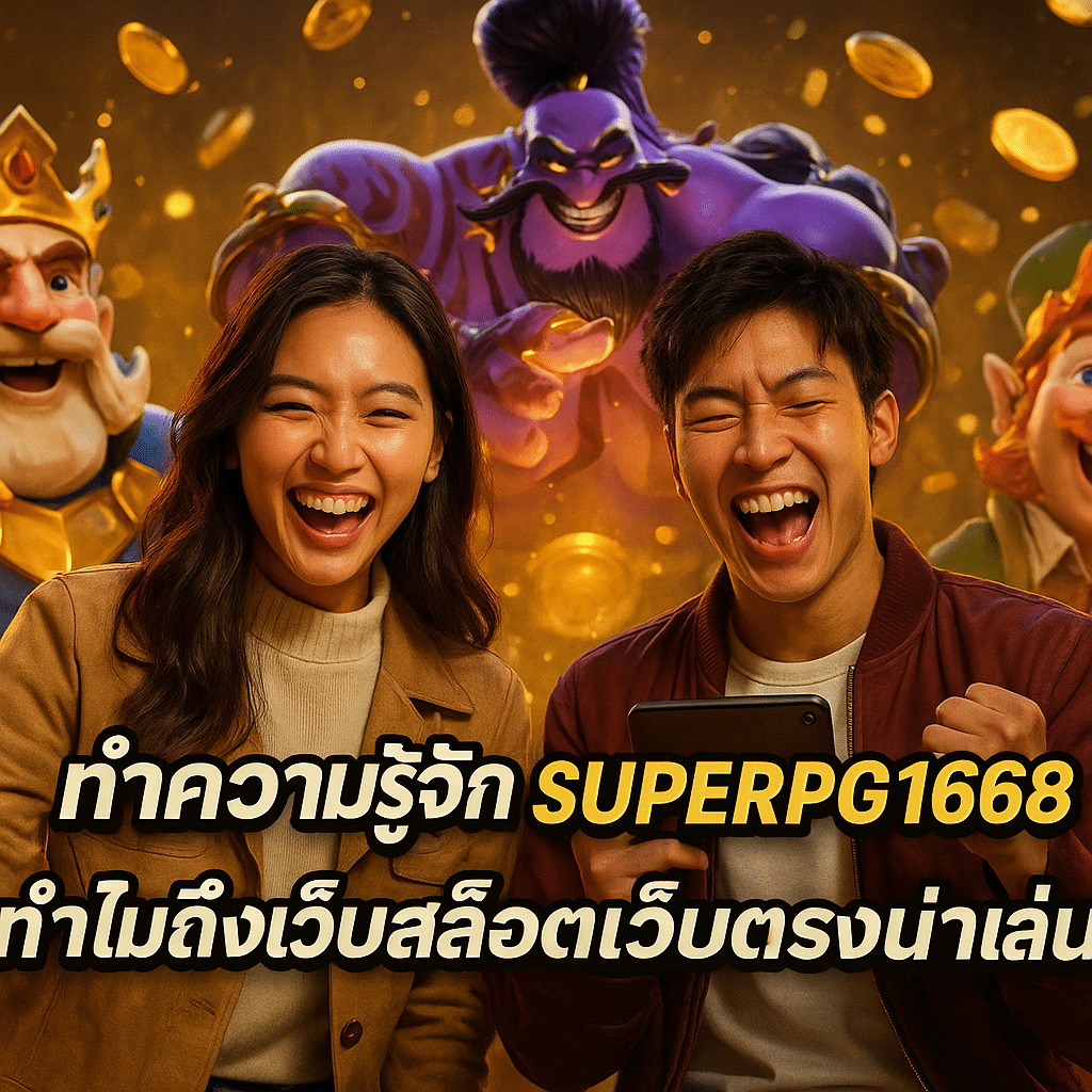 ทำความรู้จัก SUPERPG1668 ทำไมถึงเว็บสล็อตเว็บตรงน่าเล่น