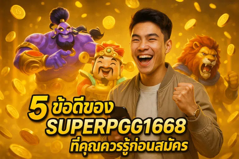 5 ข้อดีของ SUPERPG1668 ที่คุณควรรู้ก่อนสมัคร