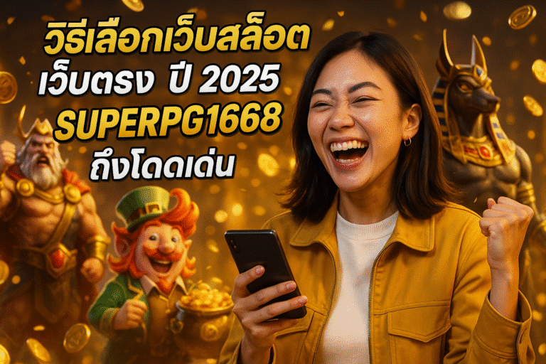 วิธีเลือกเว็บสล็อต ปี 2025 ทำไม SUPERPG1668 ถึงโดดเด่น