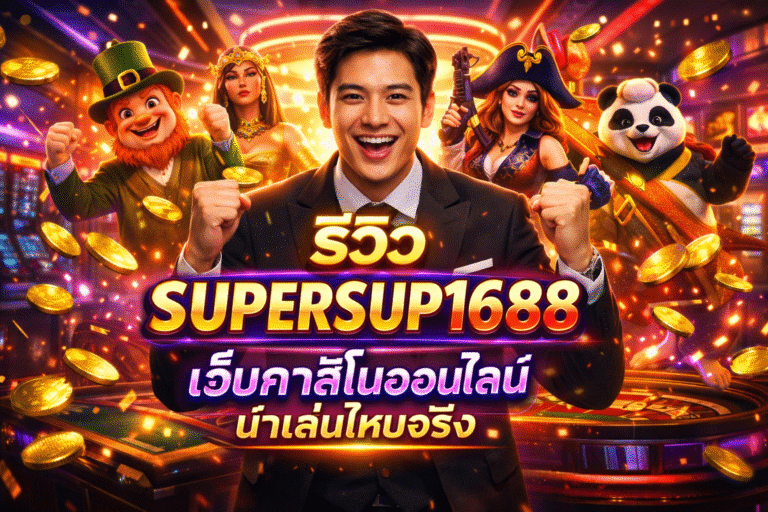รีวิว SUPERSUP1688 เว็บคาสิโนออนไลน์ น่าเล่นไหมจริง