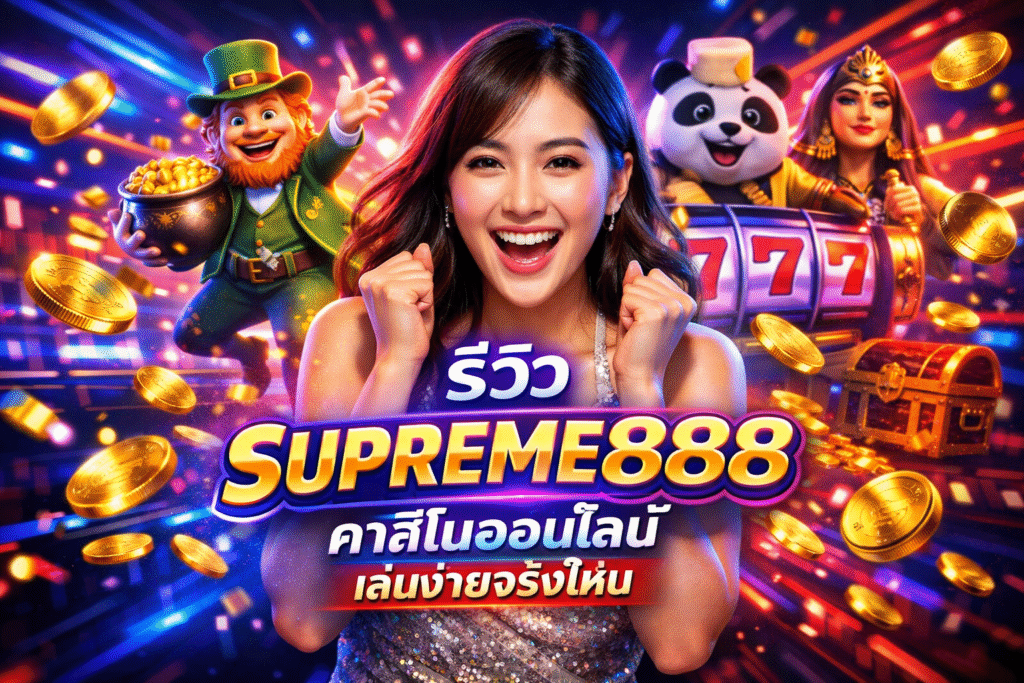 รีวิว SUPREME888 คาสิโนออนไลน์ เล่นง่ายจริงไหม